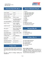 Предварительный просмотр 5 страницы AndroTec MTR-90R Instruction Manual