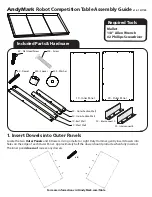 AndyMark Robot Competition Table Assembly Manual preview