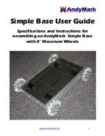 AndyMark Simple Base User Manual preview