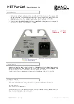 ANEL Elektronik NET-PwrCtrl Quick Start Manual preview