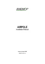 ANEMOI AIRPOLE 250 Installation Manual предпросмотр