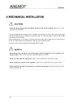 Предварительный просмотр 9 страницы ANEMOI AIRPOLE 250 Installation Manual