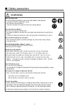 Preview for 4 page of Anest Iwata ALS-653 Use And Maintenance Instruction Manual