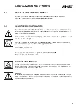 Предварительный просмотр 21 страницы Anest Iwata DPS 90 F Series Instruction, Use And Maintenance Manual