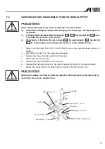 Предварительный просмотр 33 страницы Anest Iwata DPS 90 F Series Instruction, Use And Maintenance Manual