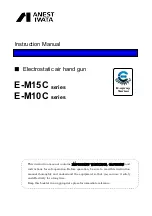 Предварительный просмотр 38 страницы Anest Iwata E-M10C Series Instruction Manual