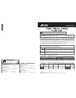 Предварительный просмотр 1 страницы Anest Iwata FG-6 Instruction Manual