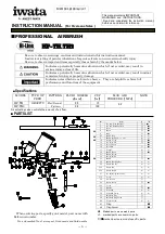 Preview for 5 page of Anest Iwata Hi-Line HP-TH Instruction Manual