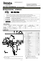 Предварительный просмотр 5 страницы Anest Iwata Hi-Line HP-TH Instruction Manual