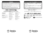 Preview for 10 page of Anest Iwata Hi-Line HP-TH Instruction Manual