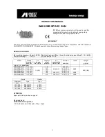 Anest Iwata High T.E.C. W400 WB Instruction Manual предпросмотр