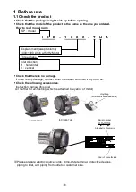 Предварительный просмотр 10 страницы Anest Iwata ISP-1000 Instruction Manual