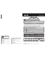 Preview for 1 page of Anest Iwata MSG-200B Instruction Manual