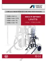 Предварительный просмотр 1 страницы Anest Iwata MSU-323 C Use And Maintenance Instruction Manual