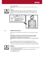 Предварительный просмотр 11 страницы Anest Iwata MSU-323 C Use And Maintenance Instruction Manual