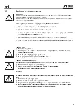 Preview for 21 page of Anest Iwata MSU B193 Use And Maintenance Manual