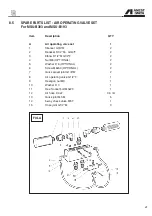 Preview for 41 page of Anest Iwata MSU B193 Use And Maintenance Manual