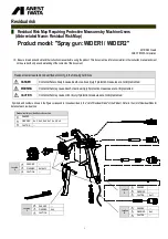 Предварительный просмотр 5 страницы Anest Iwata Wider 1 Instruction Manual