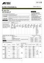 Anest Iwata WIDER1 Series Instruction Manual предпросмотр