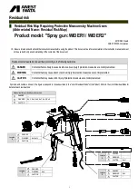 Предварительный просмотр 5 страницы Anest Iwata WIDER2 Series Instruction Manual