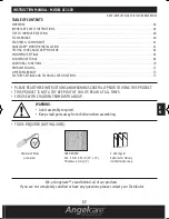 Preview for 57 page of Angelcare AC1100 Instruction Manual