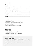 Preview for 2 page of Angelcare ac1300 Owner'S Manual