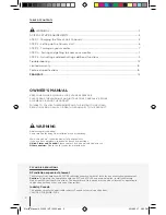 Preview for 2 page of Angelcare AC1320 Owner'S Manual