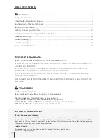 Preview for 2 page of Angelcare AC310 Owner'S Manual