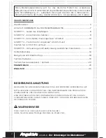 Preview for 2 page of Angelcare AC423-D Instruction Manual