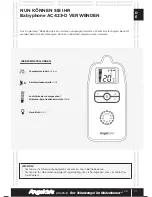 Preview for 13 page of Angelcare AC423-D Instruction Manual