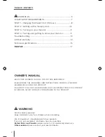 Preview for 2 page of Angelcare AC620 Owner'S Manual