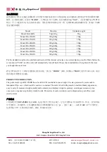 Preview for 3 page of Angelhood Dw-50BX Operator'S Manual