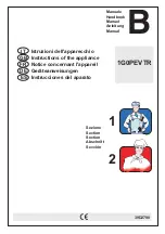 Preview for 1 page of Angelo Po 1G0PEVTR Instructions Of The Appliance