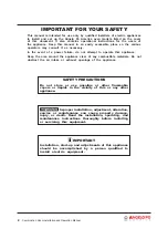 Preview for 2 page of Angelo Po FX101 G 2 Installation And Operation Manual