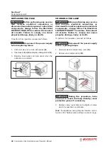 Preview for 44 page of Angelo Po FX101 G 2 Installation And Operation Manual