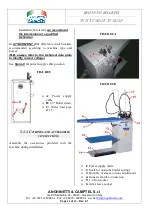 Preview for 22 page of ANGHINETTI & CAMPTEL TV/S Instruction Manual