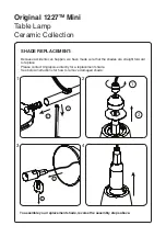 Preview for 2 page of Anglepoise Ceramic Original 1227 Mini Quick Start Manual