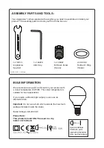 Preview for 3 page of Anglepoise Ceramic Original 1227 Mini Quick Start Manual