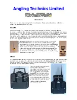 Angling Technics Fulcrum Operation Instruction Manual preview