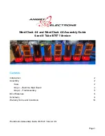 ANGRY ELECTRONICS WordClock 4-6 Assembly Manual предпросмотр