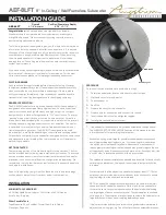 Angstrom AEF-8LFT Installation Manual preview