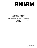 Preview for 1 page of Anilam 5000M CNC Manual