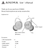 Preview for 4 page of Anima ANW01 User Manual