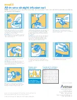 Preview for 2 page of Animas inset II Manual