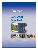 Preview for 1 page of Animas IR 1250 User Manual