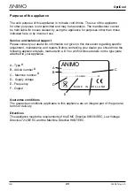 Предварительный просмотр 6 страницы Animo 10440 User Manual