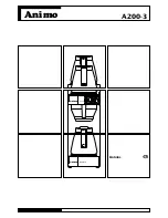 Preview for 1 page of Animo Aromatic A200-3 Manual