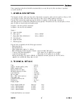 Preview for 6 page of Animo Aromatic A200-3 Manual