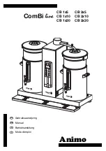 Preview for 1 page of Animo ComBi-line CB 1x10 Manual