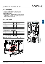 Предварительный просмотр 89 страницы Animo optibean ng Service Book